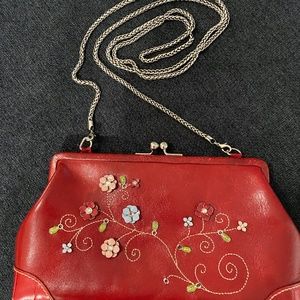 Vintage Leather  Brighton Clutch/Crossbody